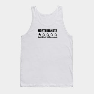 North Dakota One Star Review Tank Top